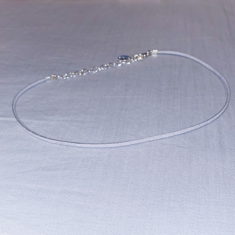 Grey Velvet Choker